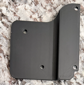 Can-Am Maverick R Accessory Power Circuit Breaker Mount – Custom 3D Printed Under-Dash Holder for Protective Breaker – Secure Wiring Protection Bracket