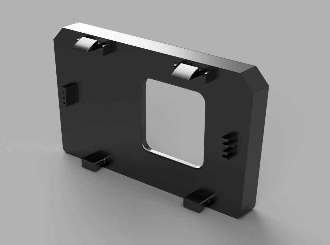 Can-Am Maverick R Auxbeam 8-Button Switch Panel Frame – Custom 3D Printed Mount for AR-800 Auxiliary Lighting System – Stock Look OEM Fit